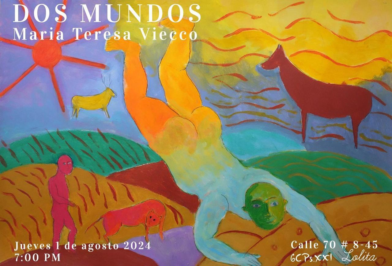 Así ve la exposición Dos Mundos de María Teresa Vieco, el curador Pedro García - -- Las2orillas Así ve la exposición Dos Mundos de María Teresa Vieco, el curador Pedro García