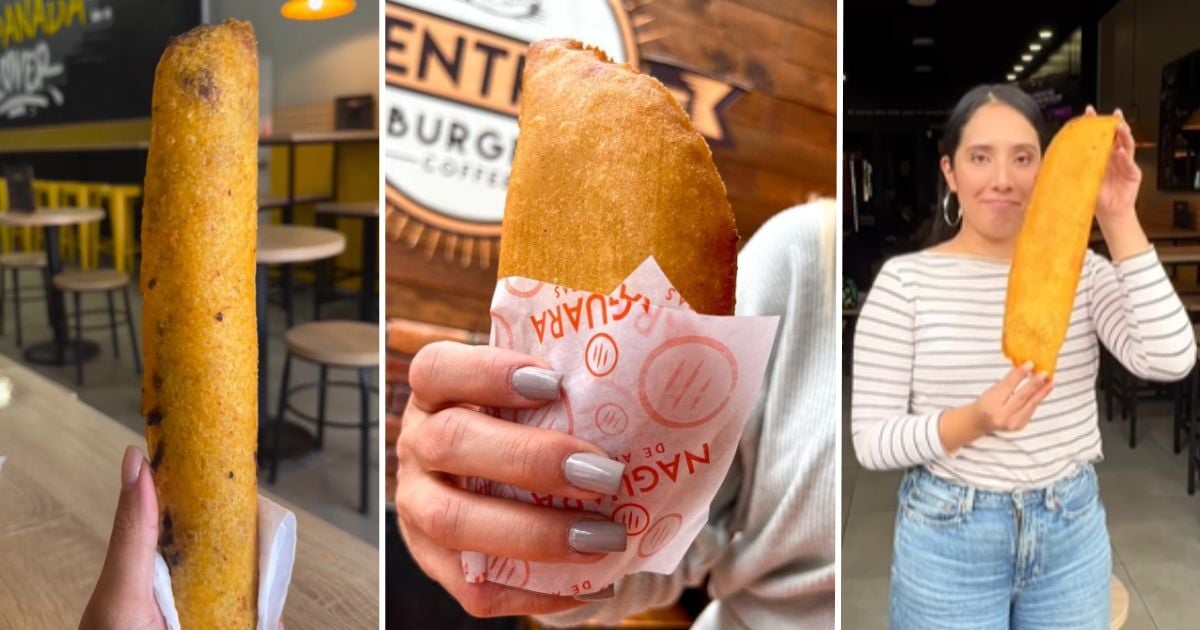 Estas son las 3 empanadas más gigantes de Bogotá; miden más de 34 cm y traen de todo