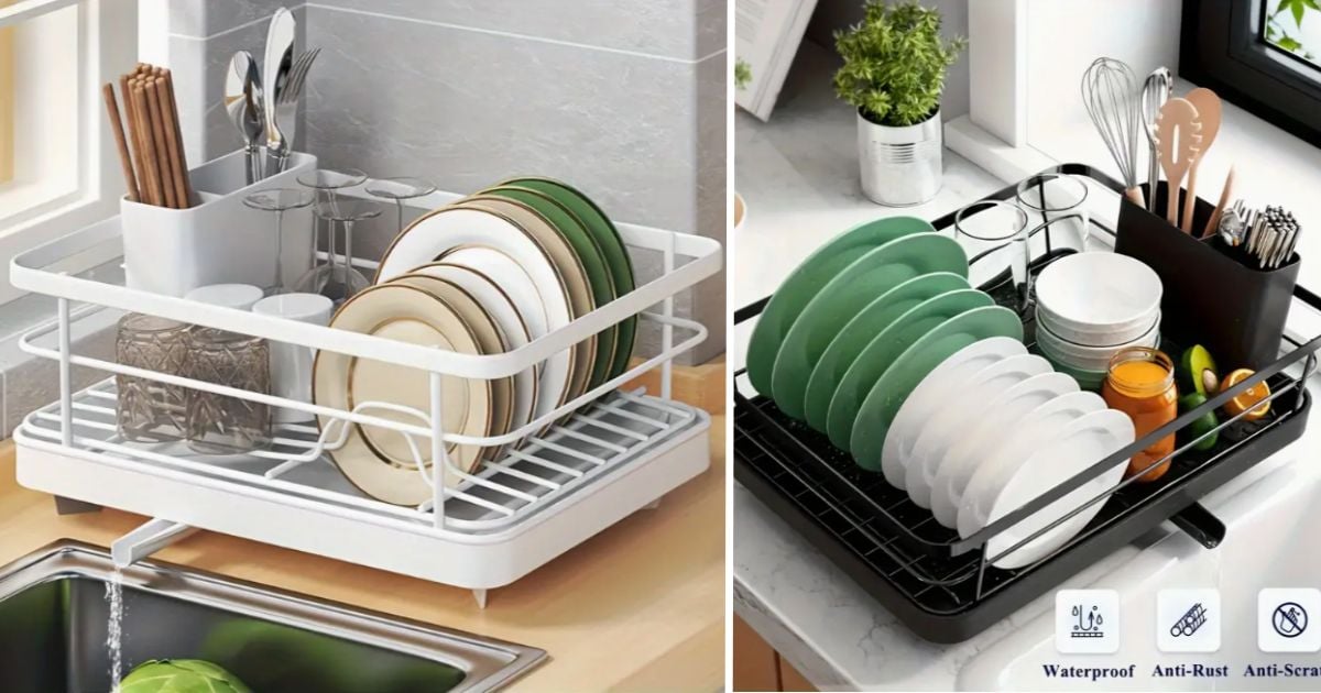 escurridor de loza de Temu