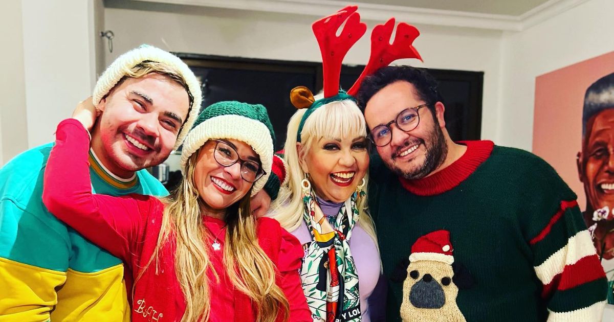 Ellos son Alejandro, Juan Sebastián y Nelsón David, los 3 hijos de la Gorda Fabiola