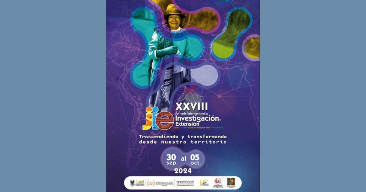 28° jornada de investigación y extensión de la Universidad Pedagógica y Tecnológica de Colombia