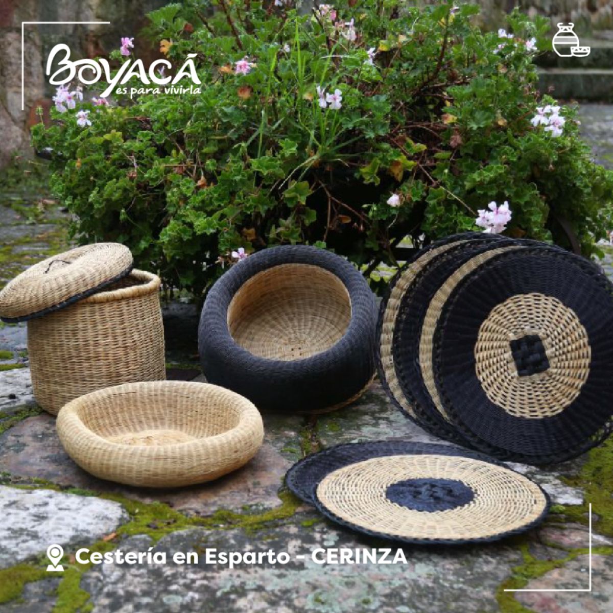 Canastos de esparto - Boyacá - Municipios de Colombia