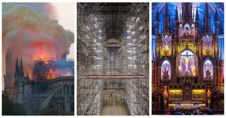  - Notre-Dame: mil andamios y paciencia de santo, claves en su restauración