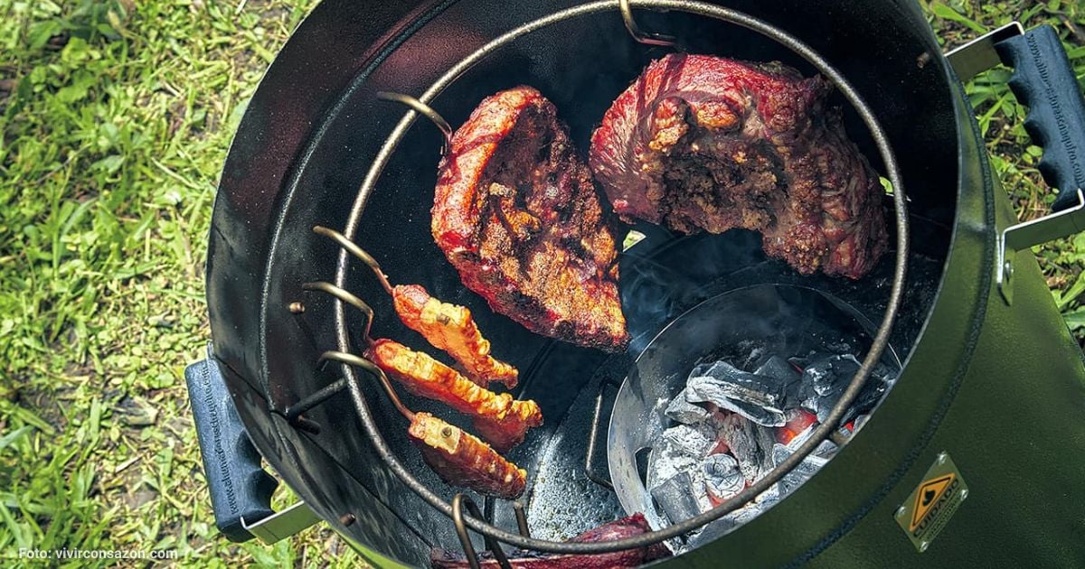 El barril asador del ara perfecto para su asado del 1.° de enero