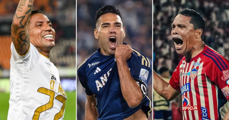 Máximo goleador colombiano Liga BetPlay - Máximo goleador colombiano de la historia: la lucha de Falcao, Dayro y Bacca por liderar el ranking