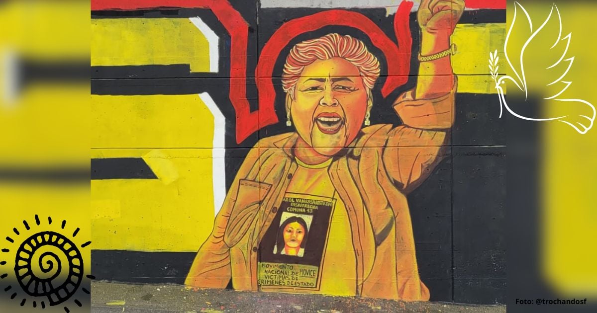 El mural de las 'cuchas': arte contra el olvido