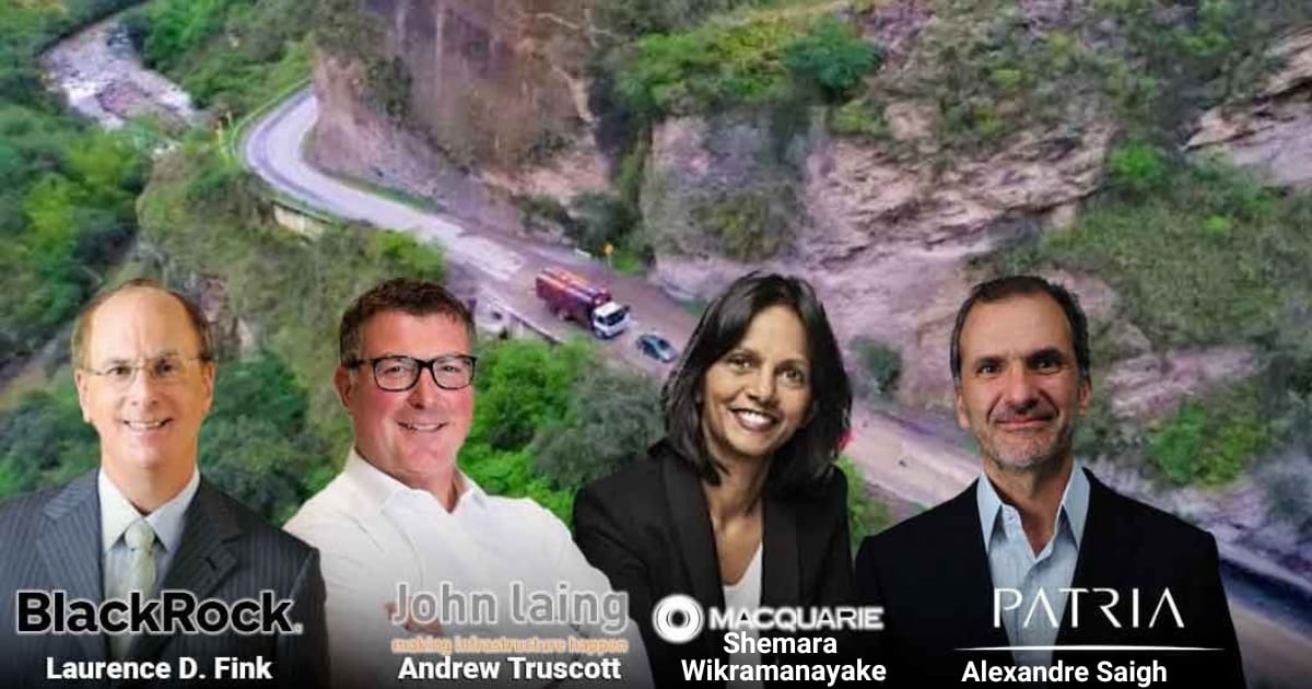 Con plata de extranjeros es como se logra construir muchas de las grandes vías en Colombia 