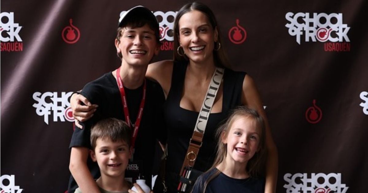 Helena y Nicolás, los dos hijos que Laura Acuña tuvo con Rodrigo Kling