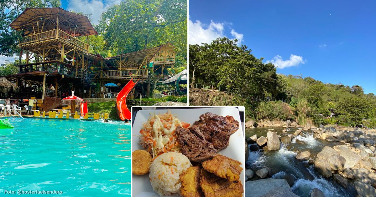 El plan cerca de Medellín para disfrutar de piscina, río y almuerzo por $50 mil