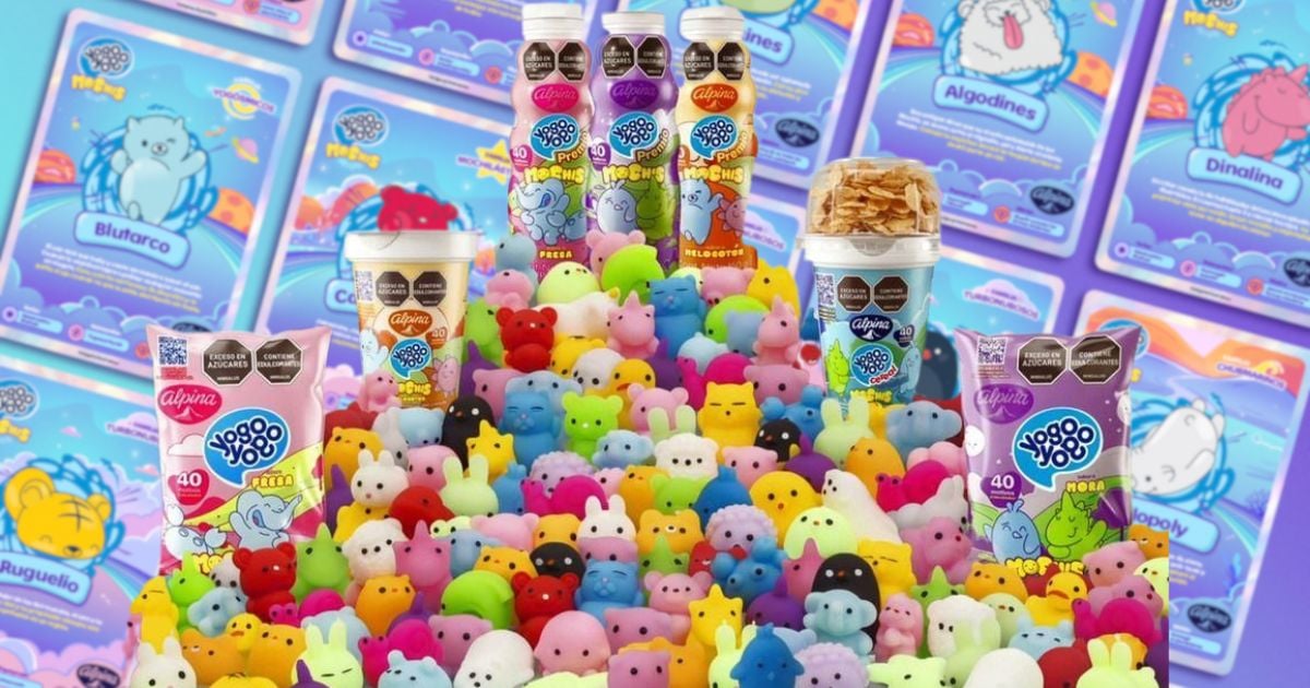 Así puede reclamar los populares los muñequitos de Alpina que ahora brillan en la oscuridad