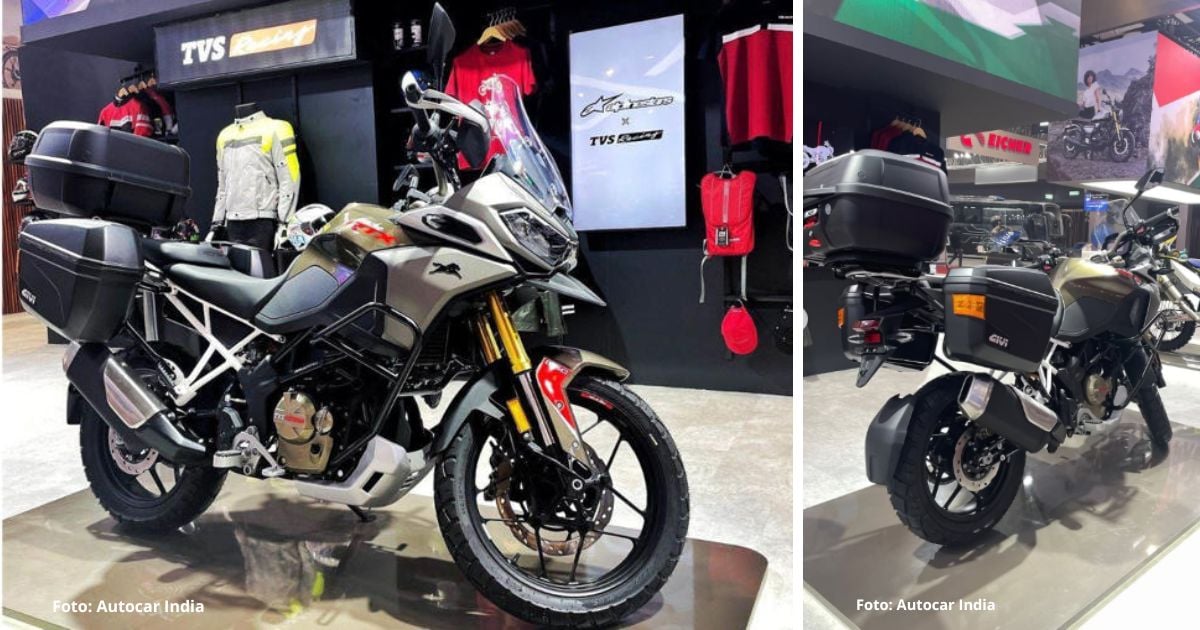 Esta es la nueva moto de TVS que llegaría para competir con KTM; ideal para la aventura