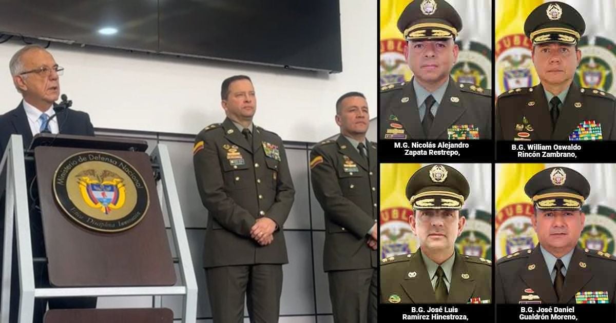 Quiénes son los 5 generales descabezados con el nuevo remezón en la cúpula de la Policía
