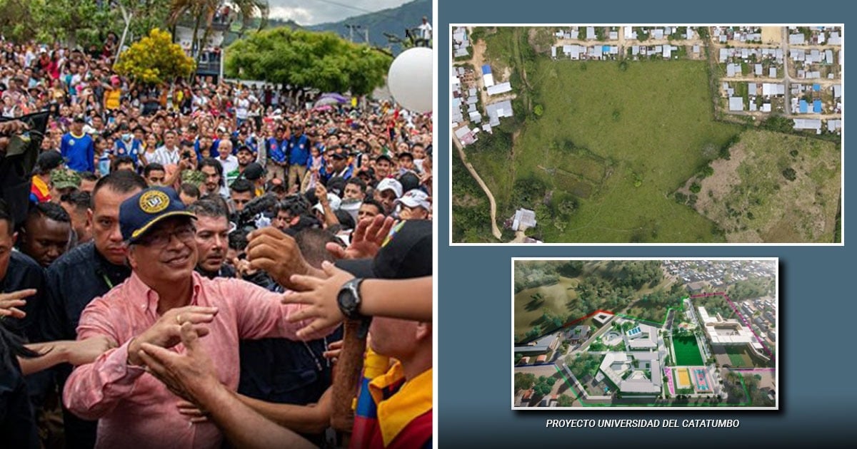 La U. del Catatumbo, una promesa de Petro de hace 2 años y de la que solo hay un lote vacío 