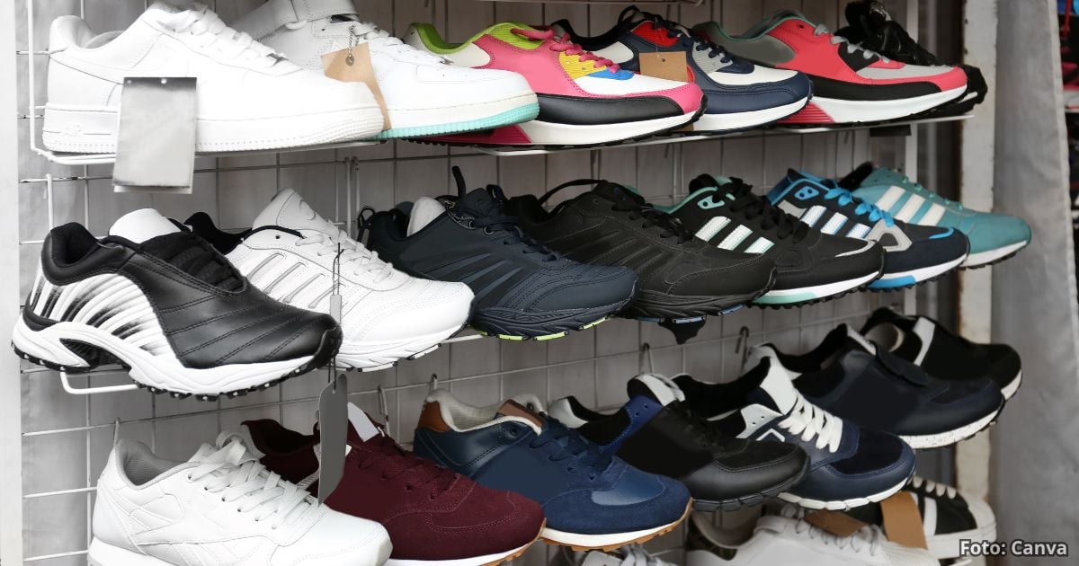 La bodega de zapatillas en San Andresito donde consigue buenas réplicas desde $80 mil