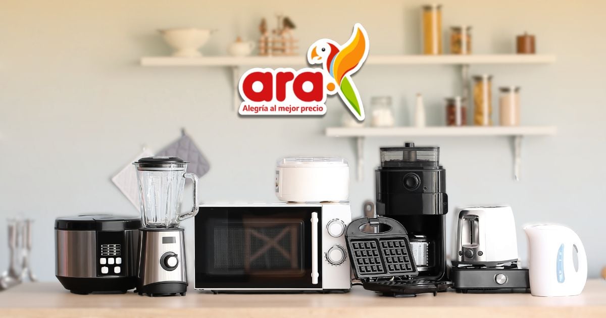 Los electrodomésticos de Tiendas Ara perfectos para equipar su cocina, le cuestan menos de $200 mil