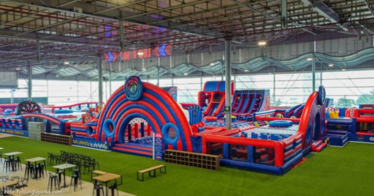 Parque Inflable - Cuánto cuesta visitar el parque inflable más grande de Colombia y en dónde queda