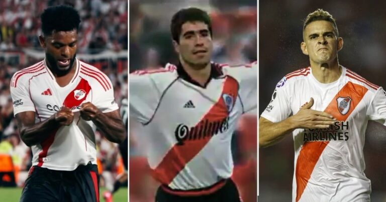 Goleadores colombianos en River Plate - Así está la tabla de goleadores colombianos en River Plate; Borja, cada vez más cerca de la cima