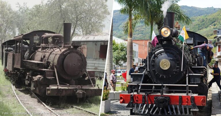 Locomotora N° 8 - La historia del tren de Cisneros, la locomotora de más de 100 años que vuelve a rodar en Antioquia