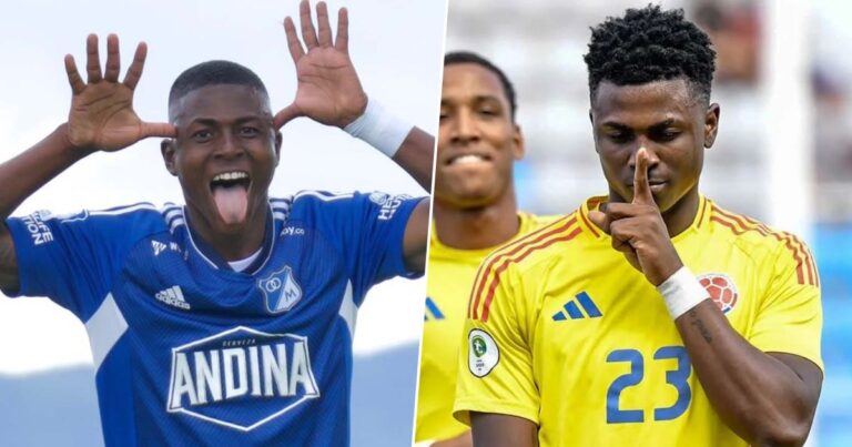 Neyser Villarreal Selección Colombia sub-20 Millonarios - Neyser Villarreal, la joya de la selección sub-20 que es la nueva mina de oro de Millonarios