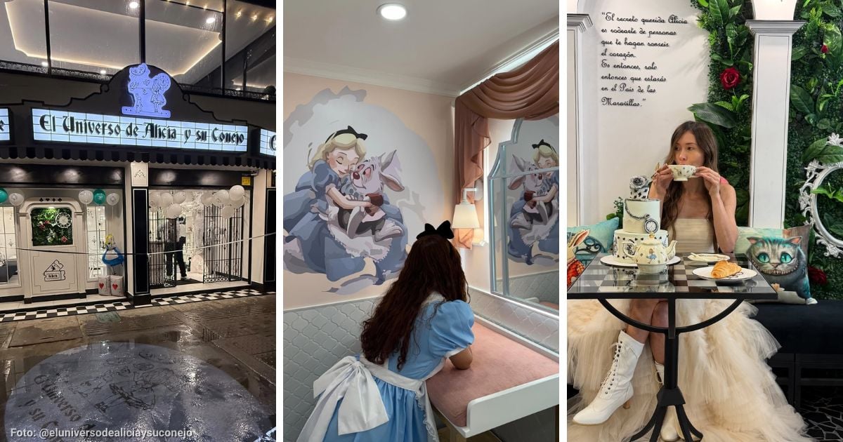El restaurante temático para vivir el universo de Alicia en el país de las maravillas