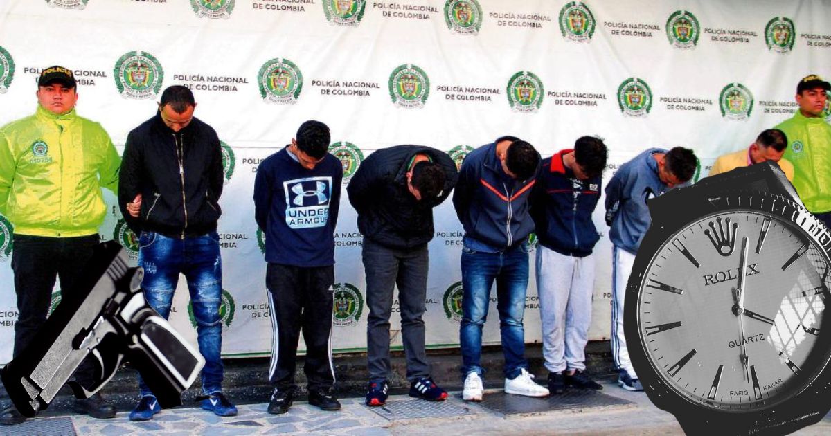 Dejaron en libertad a peligrosa banda especializada en robos de relojes