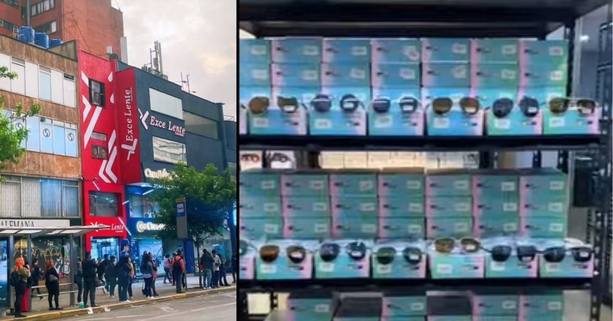 El palacio de las gafas en Bogotá donde las consigue desde los 4 mil pesos
