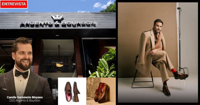 Argento & Bourbon Camilo Sarmiento - El hombre detrás de Argento & Bourbon, la marca de zapatos que conquistó a los famosos de Colombia