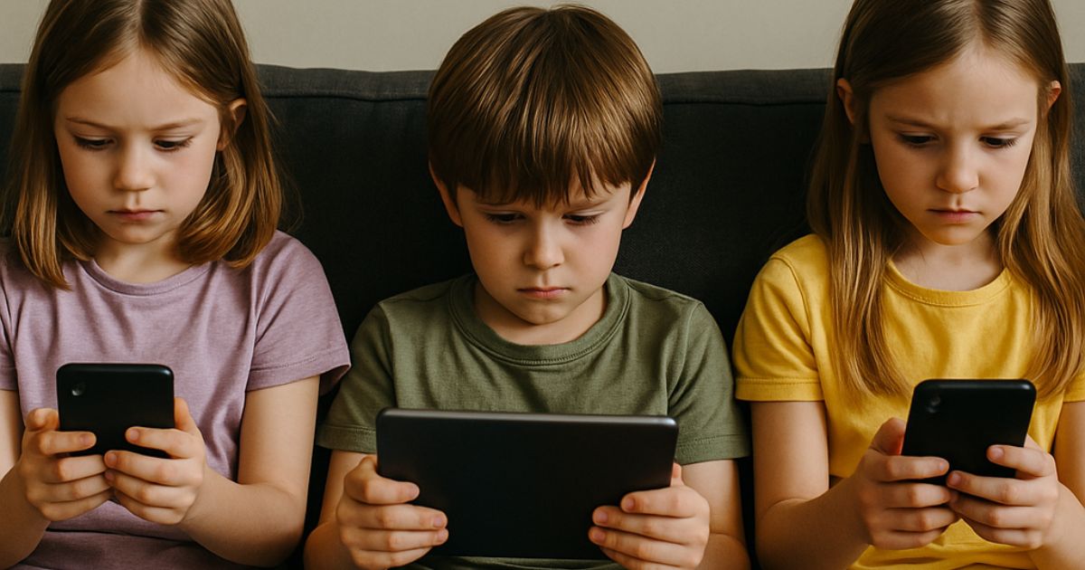 Así es como una generación de niños se pierde en la adicción a las pantallas