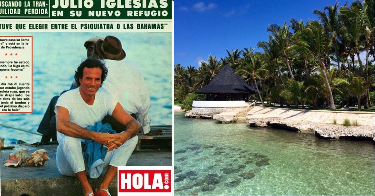 El tranquilo retiro de Julio Iglesias en su isla en Bahamas: con una mansión llena de lujos