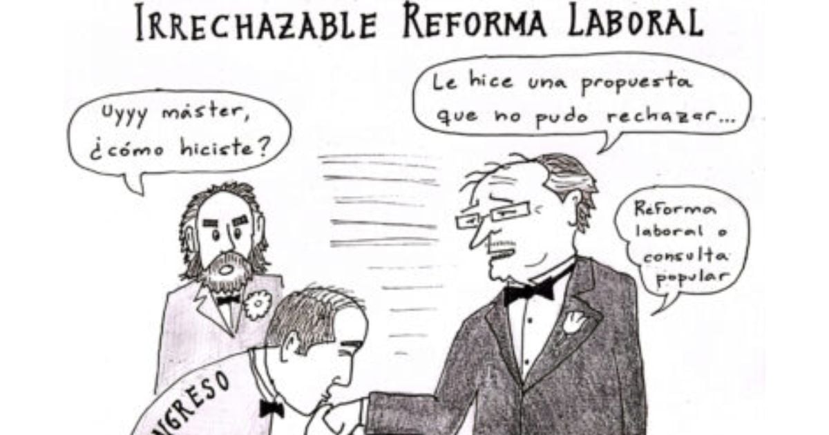 Caricatura: ¿Mataron el tigre de la Consulta y se espantaron con el cuero de la Laboral?