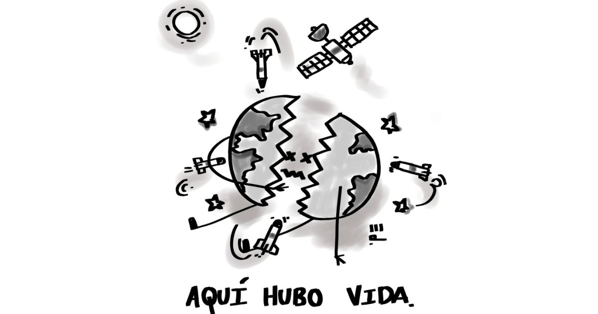 Caricatura: Sin señal de vida