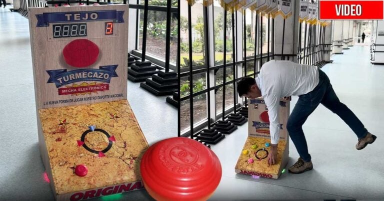 Tejo - Una nueva muestra del ingenio colombiano, el tejo ahora es electrónico y así se juega