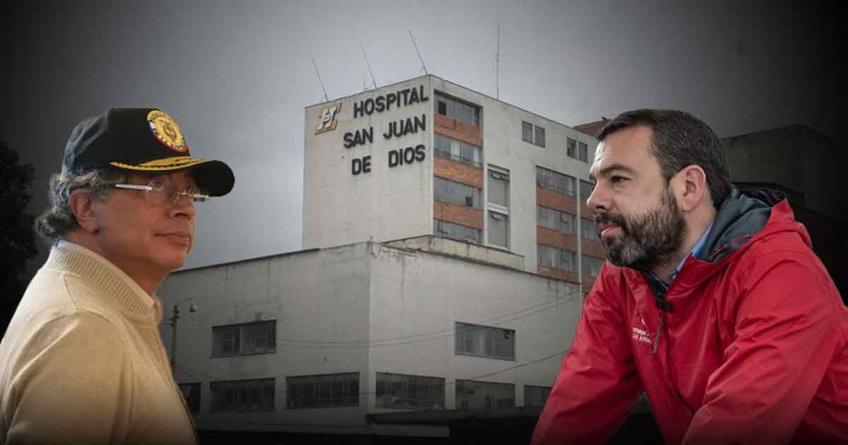 Las mentiras de Petro frente al Hospital San Juan de Dios: hay dos edificios que están siendo restaurados