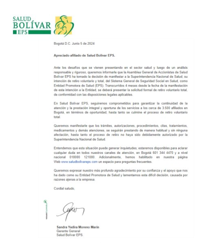 Salud Bolívar EPS