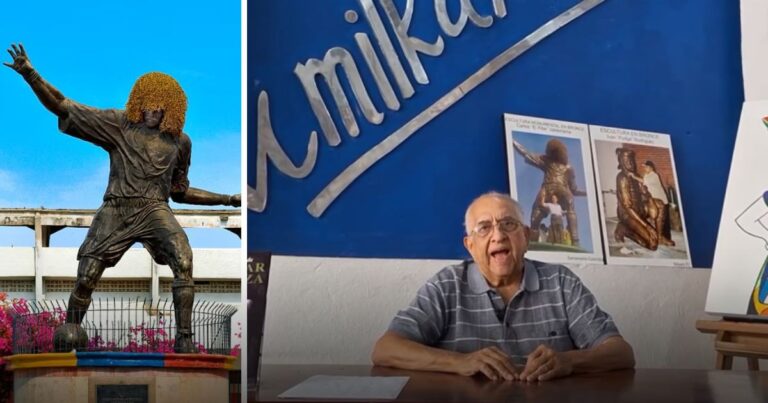  - El odontólogo que hizo la estatua del 'Pibe' ahora inmortalizará a Arnoldo Iguarán en Riohacha