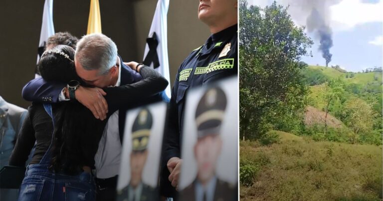  - Acaba de terminar el homenaje póstumo a los 13 policías asesinados en Amalfi, el pasado 21 de agosto