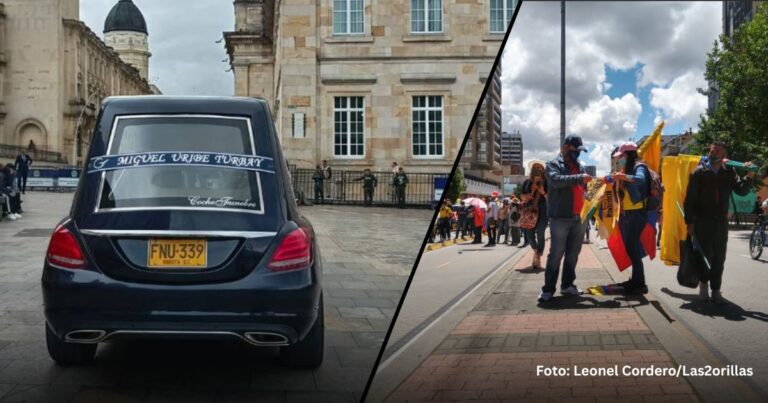  - El calvario que vivieron los vendedores de la Séptima por el cortejo fúnebre de Miguel Uribe