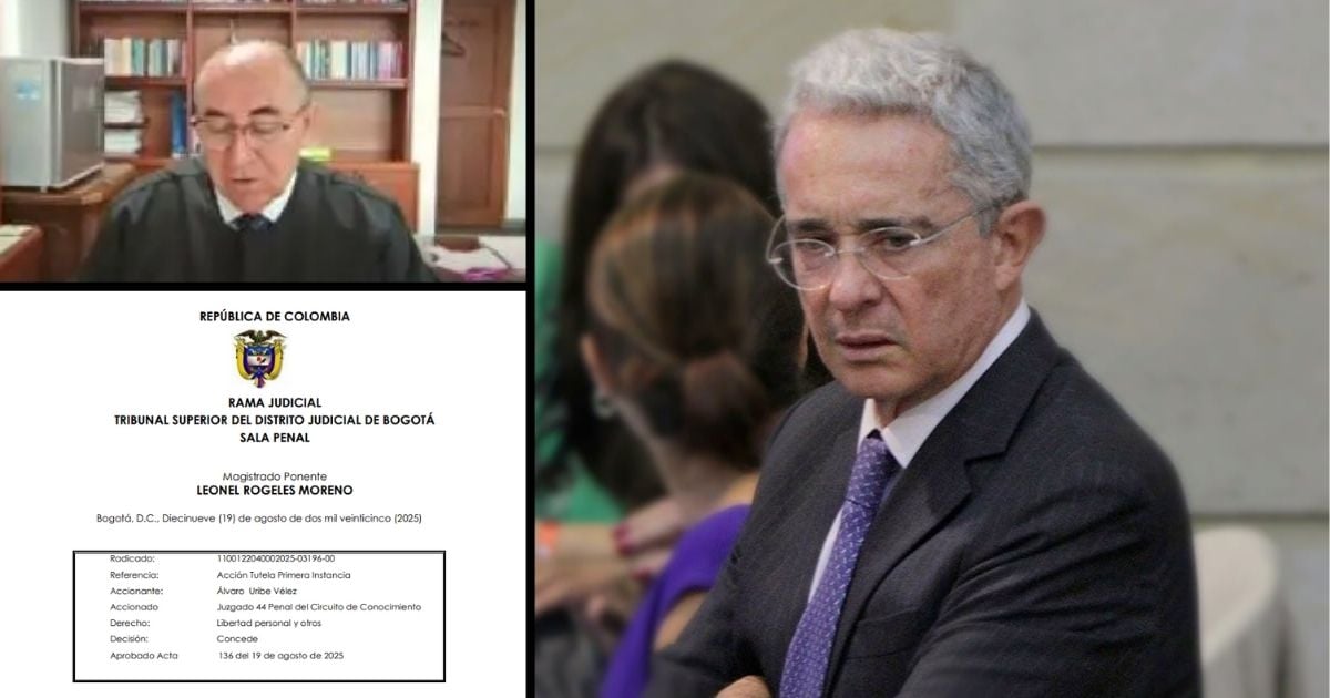 Los regaños del magistrado Rogeles a la jueza que condenó y ordenó la detención de Álvaro Uribe