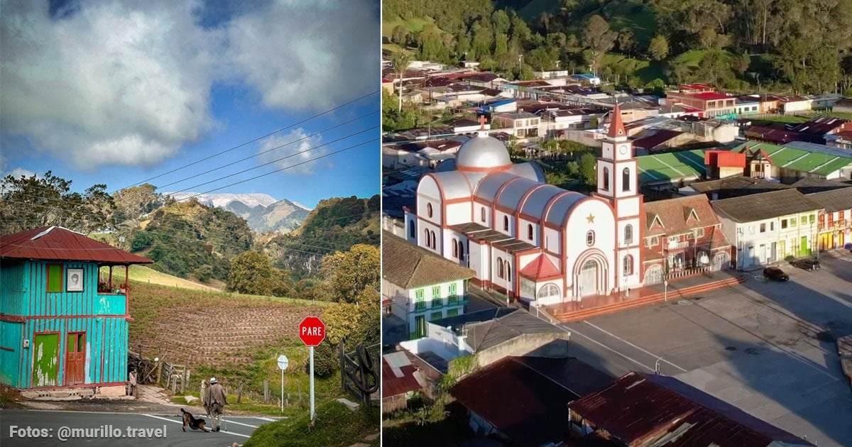 Así es Murillo, el pueblo más bonito del Tolima que vive a la sombra del Nevado del Ruiz
