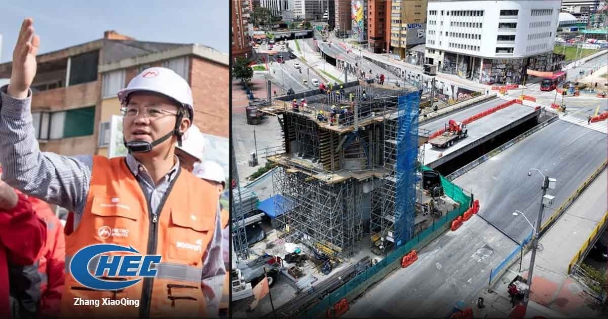 Un Súper puente de 4 pisos construyen los chinos en Av El Dorado para unir el sur y el norte de la ciudad