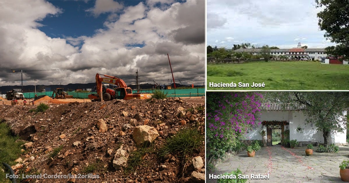 Las 2 gigantes haciendas coloniales de la sabana sobre las que levantan el proyecto Lagos de Torca