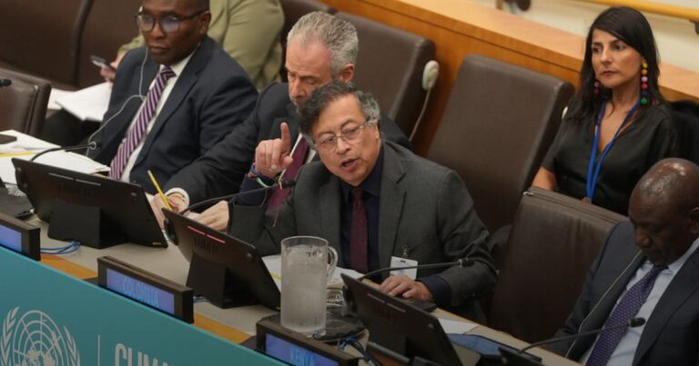  - Petro llega a Washington en medio de choques con Trump por la lucha contra el narcotráfico