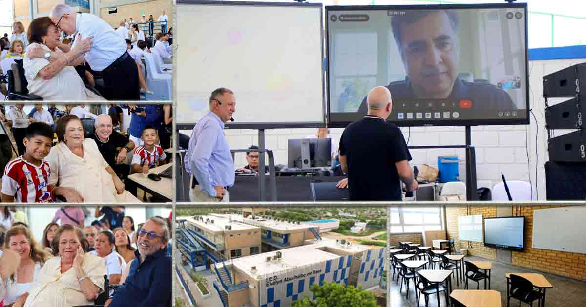 El súper colegio en un barrio humilde de Barranquilla donde los tableros ahora serán pantallas digitales