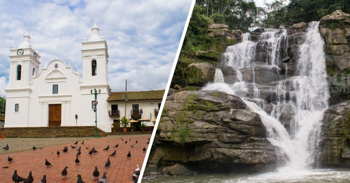 El pueblo en Cundinamarca que conquista turistas por sus calles coloniales, cascadas y miradores