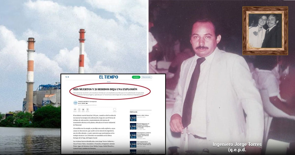 El olvidado ingeniero de TermoCartagena que perdió la vida en su obsesión de ponerle luz a la Costa