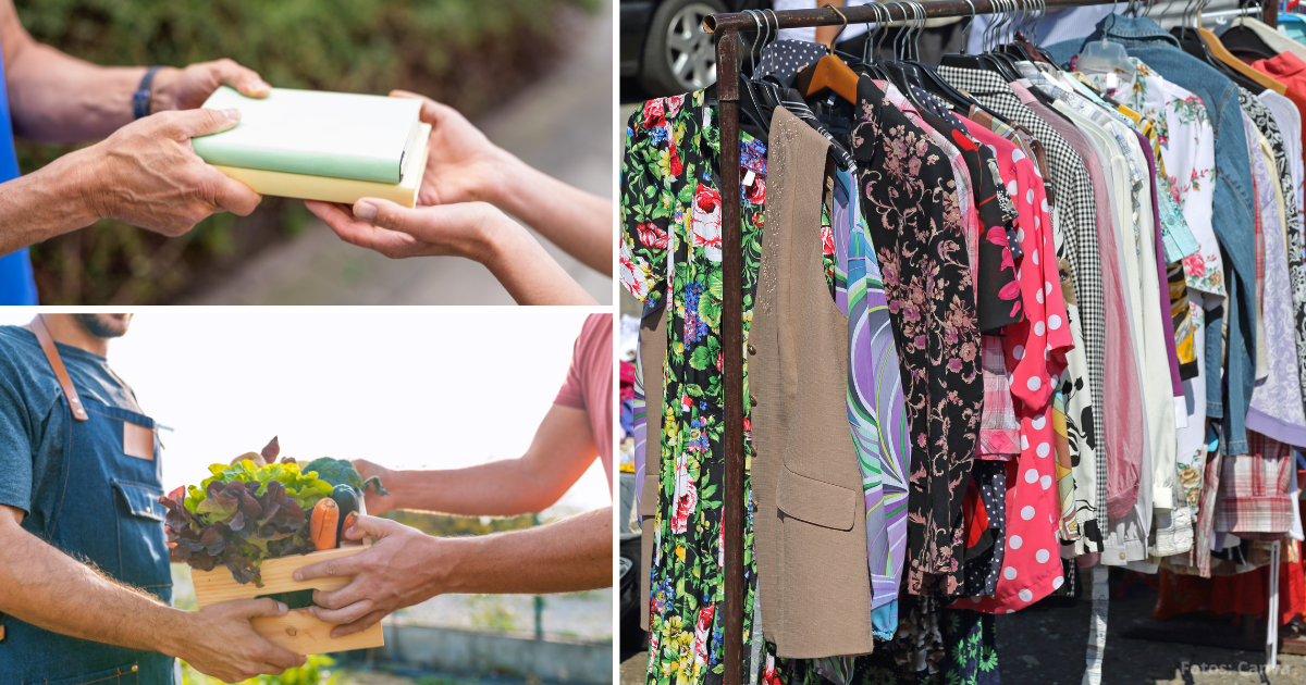 Dos lugares en Bogotá y otras opciones para hacer trueque de ropa, libros y otros artículos