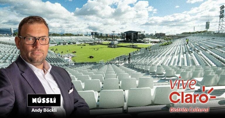  - Los suizos que construyeron las graderías del Vive Claro que este fin de semana se quedaron vacías