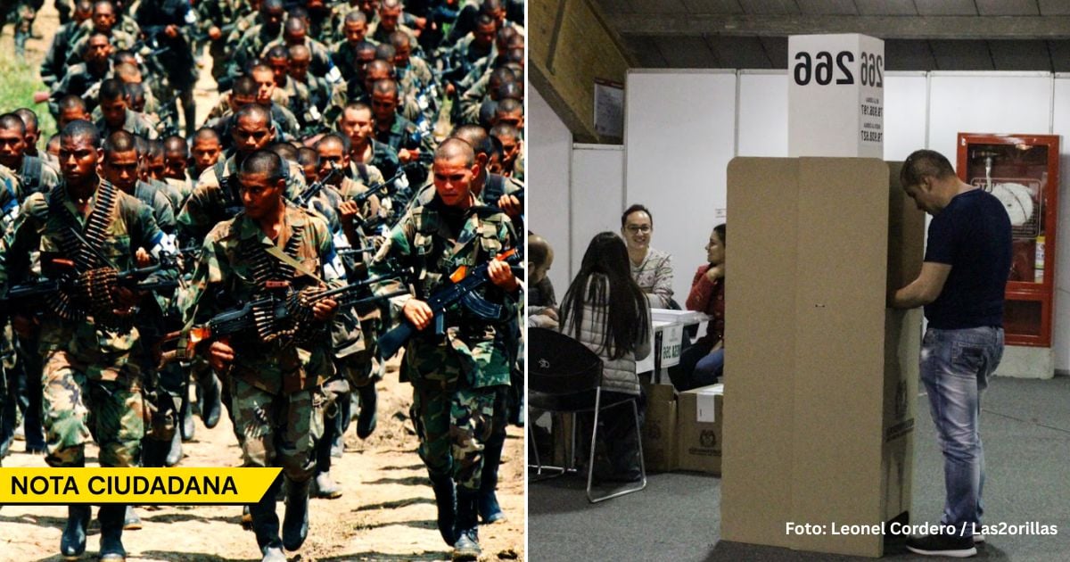Entre fusiles y tamales se encuentra el panorama electoral en Colombia