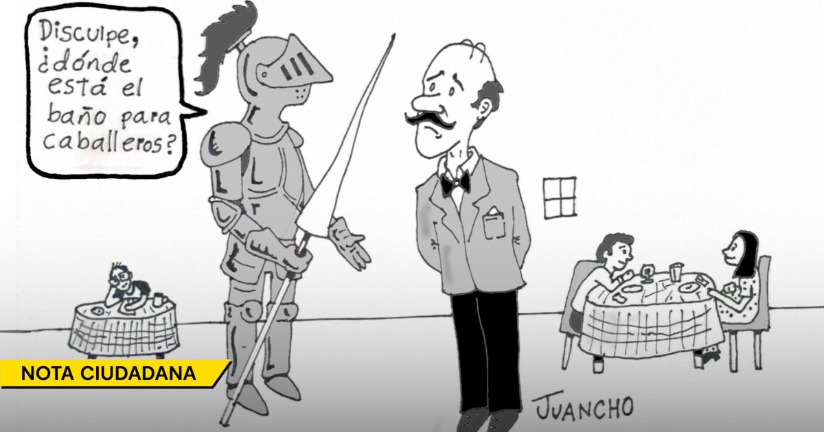 Caricatura: Se perdieron los buenos modales