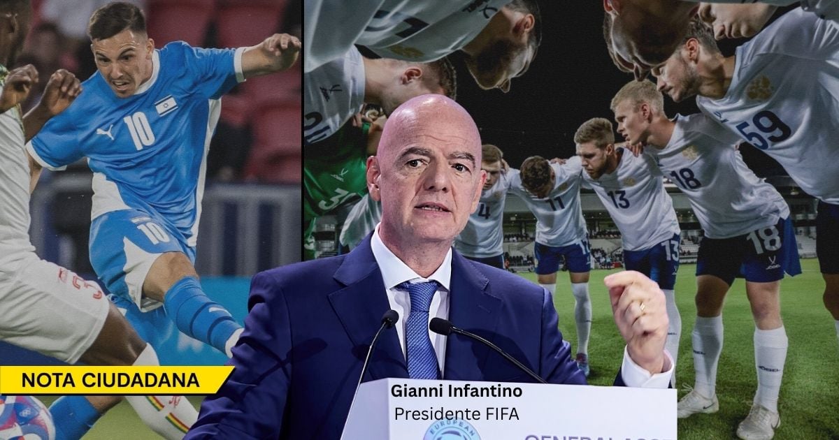 La hipocresía de la FIFA frente a las selecciones de Israel y Rusia